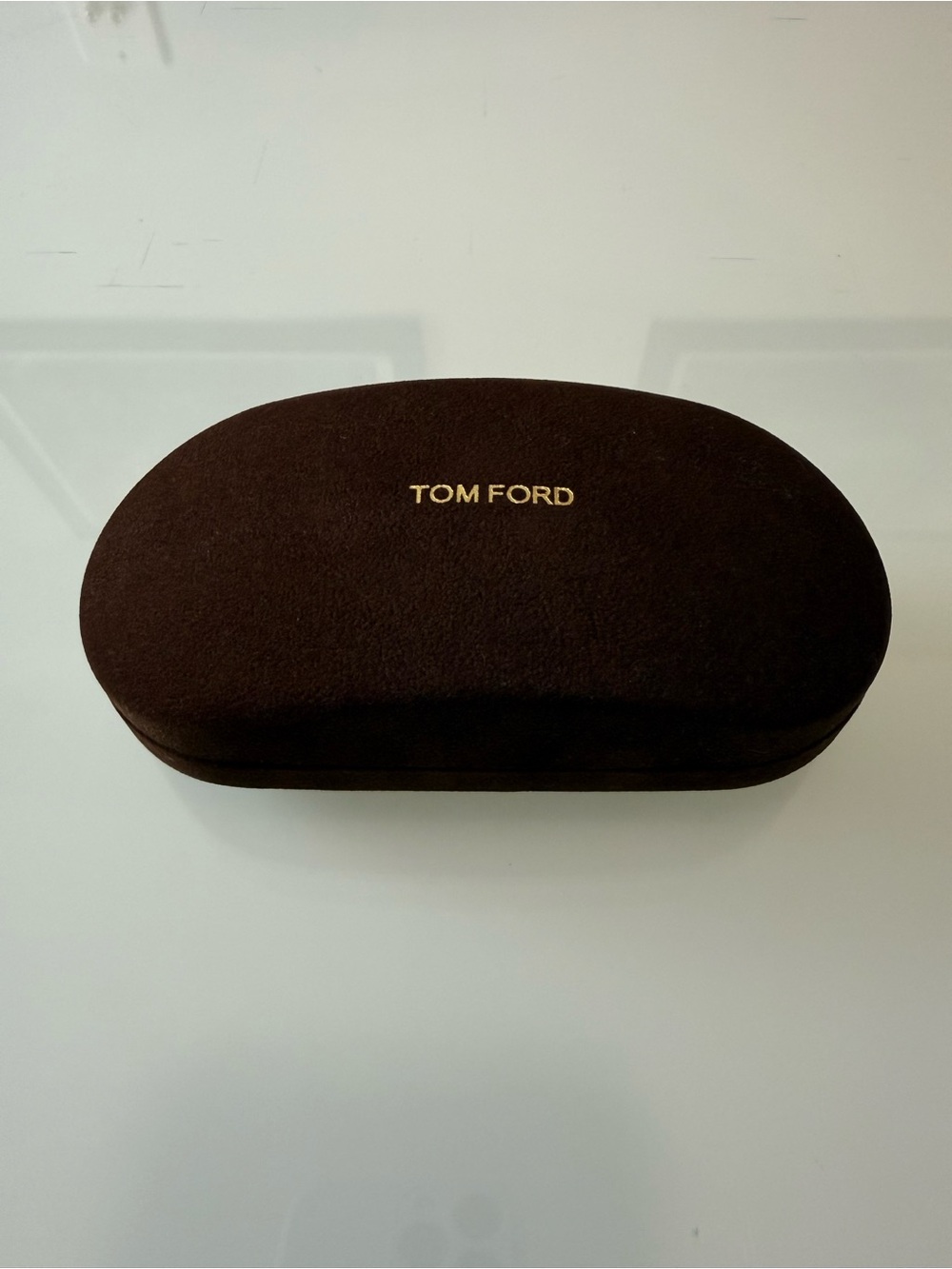 Tom Ford Chocolate Brown Velvet Sunglasses Hard Case Replacement
